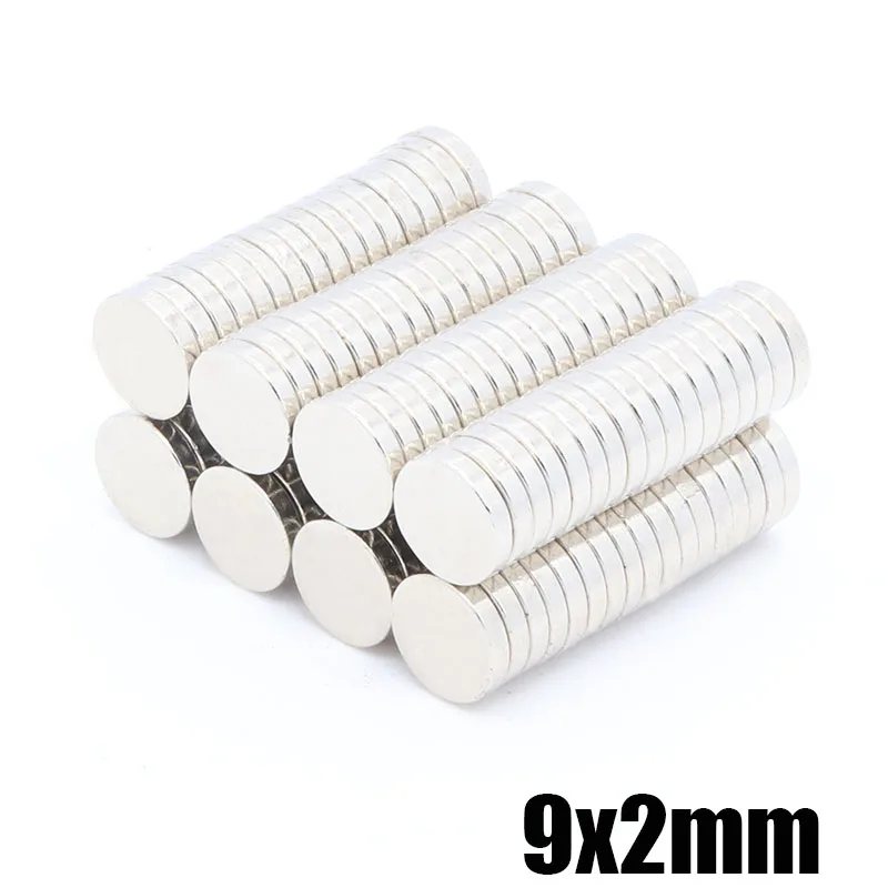 

20Pcs 9x2 mm Neodymium Magnet Disc N35 Permanent Small Round Super Powerful Strong Magnetic Magnets For Craft 9 mm x 2 mm