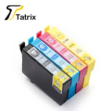Полный чернильный картридж Tatrix 4PK T1291 1292 1293 1294 для Epson Stylus SX230 SX235W SX420W SX425W SX430W SX435W SX438W с чипом