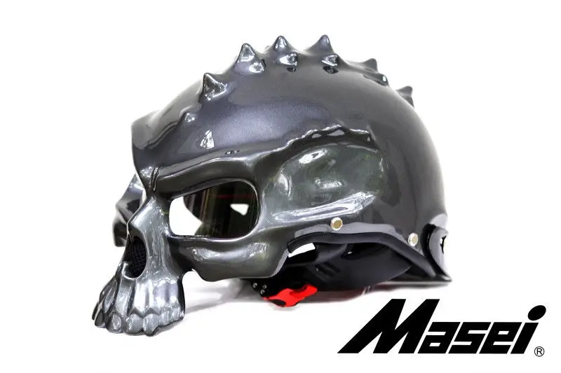 Masei 489 Dual Use Skull Motorcycle Helmet Novelty Casque Motorbike Helmet ABS 2
