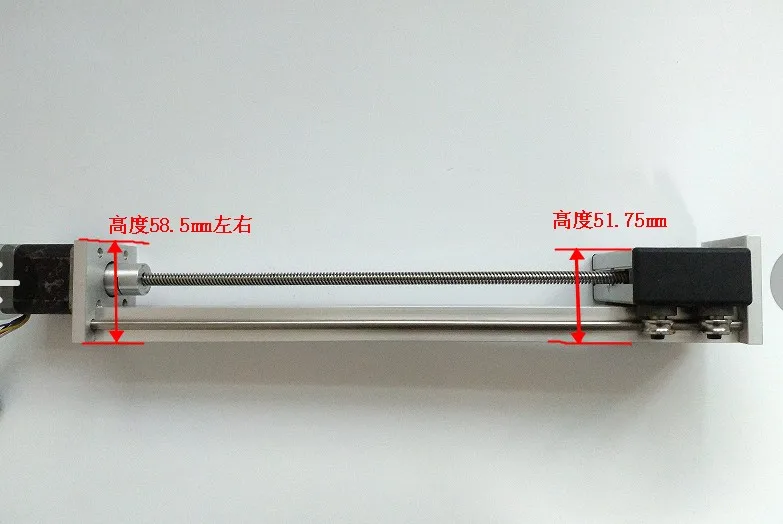 

Funssor Z axis Slide rail kit with NEMA17 stepper motor 100-1000mm effective stroke TR8 lead screw for CNC Reprap 3D printer