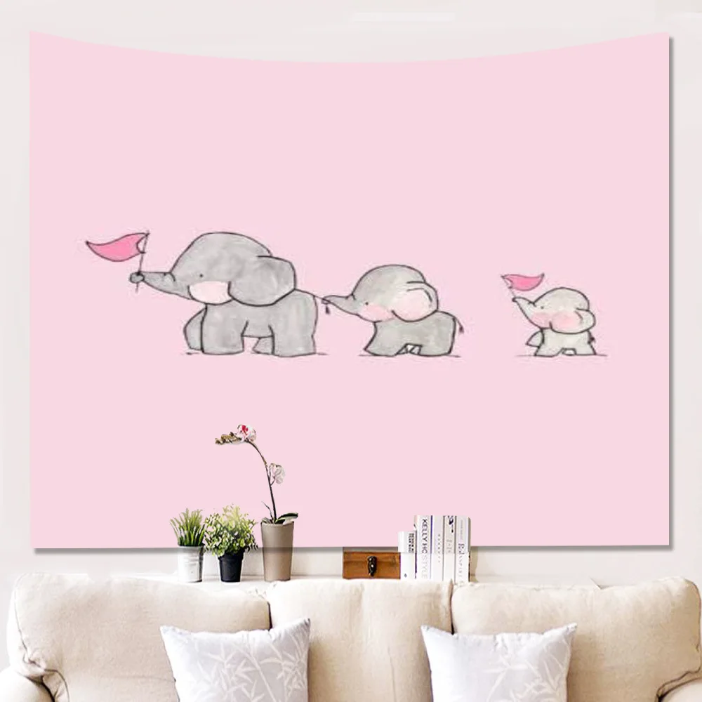Подростковое сердце розовый гобелен настенный ковер оконный гобелен фермерский дом домашний декор одеяло 3D настенный тканевый Декор для общежития ткань - Цвет: g57