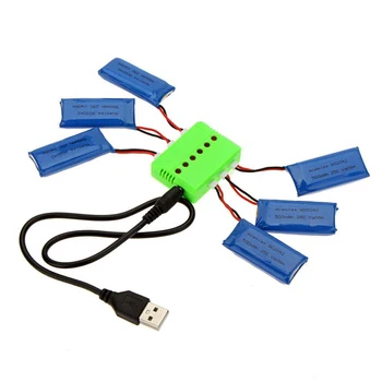 

LCLL-Rc Battery Charger Set for Hubsan X4 H107 (6x 3.7v 500mAh Battery + 1x Charger)