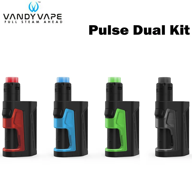 

Vandy Vape PULSE DUAL KIT 200W Pulse Dual MOD with Vandyvape 2ML Pulse V2 RDA Tank Electronic Cigarette Vaporizer