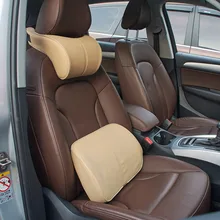 Одна Автомобильная подушка одна Автомобильная подушка для сиденья авто аксессуары для интерьера поясничная поддержка и подушка для шеи для вождения отдыха Traveli