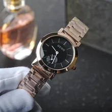 Женская мода Платье Часы Luxury женская Повседневная Часы Дамы Просто Модные Кварцевые часы Наручные Часы Relogio Feminino OP001