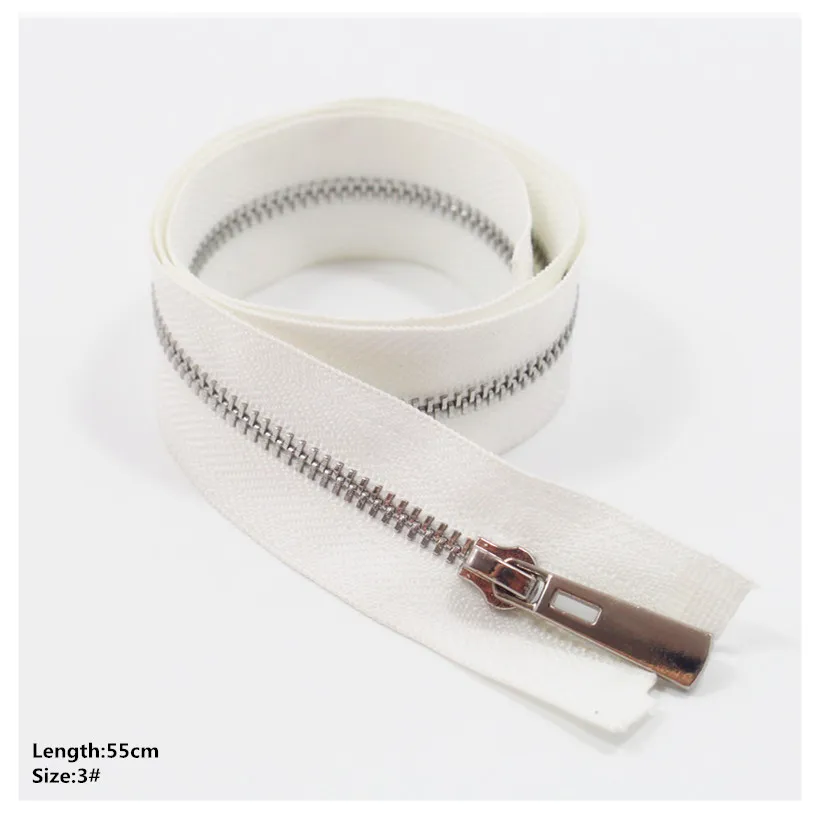 Free shipping,3,55cm,2pcs high quality black metal zipper,DIY clothing