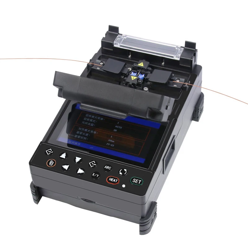 

High Quality FL-115 Single Fiber Optical Fusion Splicer FTTH hot-mel Optic Fiber Joint Welding Machine English menu