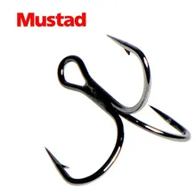 8 упаковок Norway Mustad тройные Крючки обновленные TG76NP-BN тройные KVD Крючки из высокоуглеродистой стали колючие крючки Кривошип VIB океан приманка pesca