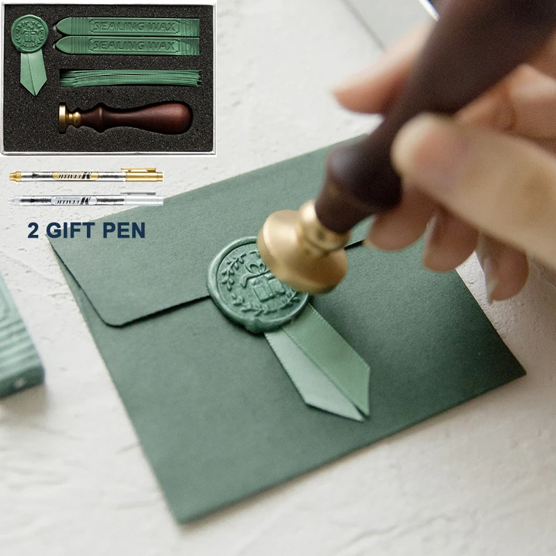 Retro Wax Seal Stamp Sealing Wax DIY Wedding Invitation Envelope Craft Gift C#P5