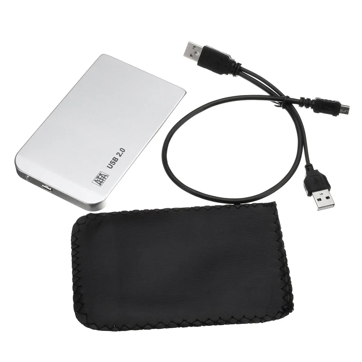 Aluminum USB 2.0 SATA HDD Enclosure 2.5'' IDE Hard Drive Disk HDD