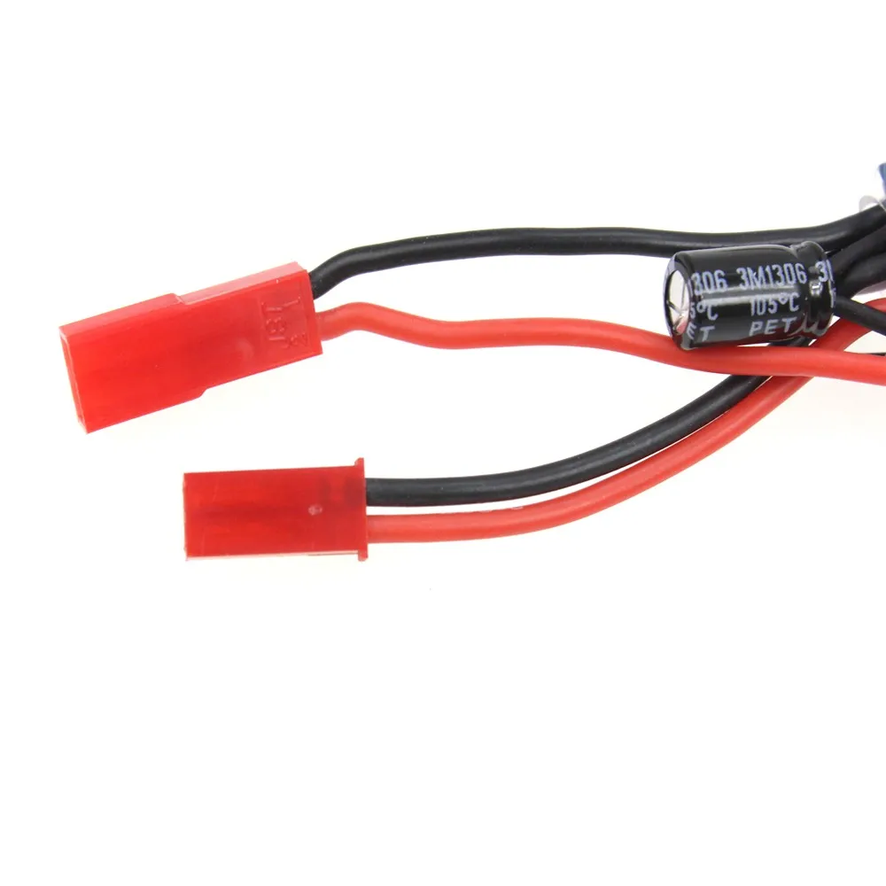 10A ESC Two Way Motor Speed Controller No/With Brake for 1/18 1/24 Car Boat Tank 