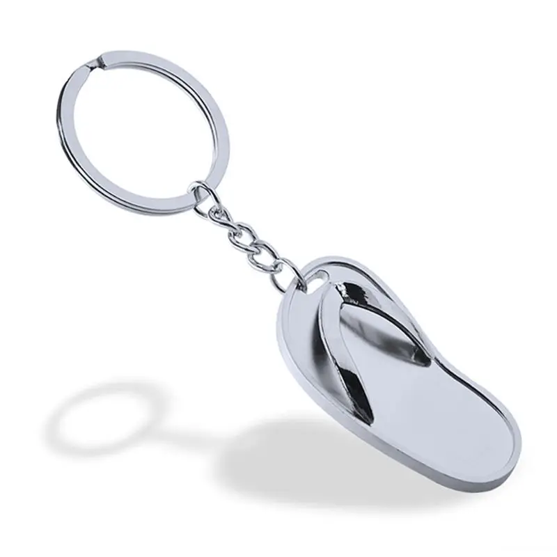 

Fashion Simple Key-chain Simulation Flip Flops Shape Pendant Hanging Jewelry Creative Design Gifts