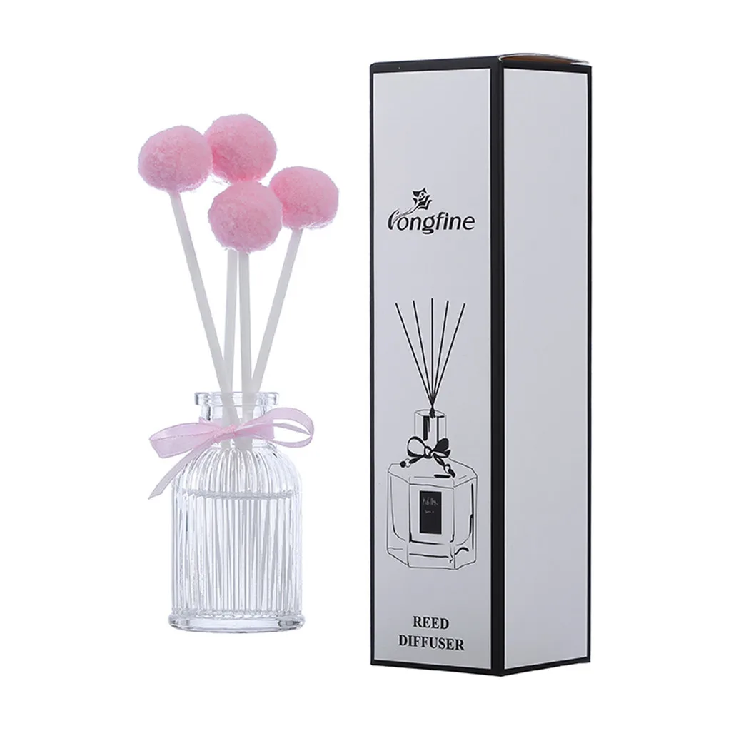 

ISHOWTIENDA 2019 Reed Oil Diffusers with Natural Sticks, Glass Bottle and Scented Oil 50ML Hot sale