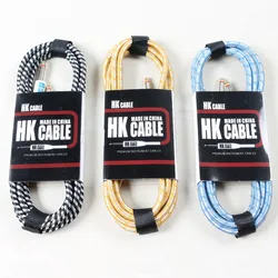 Premium Shielded Electric Guitar Cable - Noise - Free Performance for Amplifiers and Musical Instruments (Available in 3M, 5M, 10M Lengths) (5M)