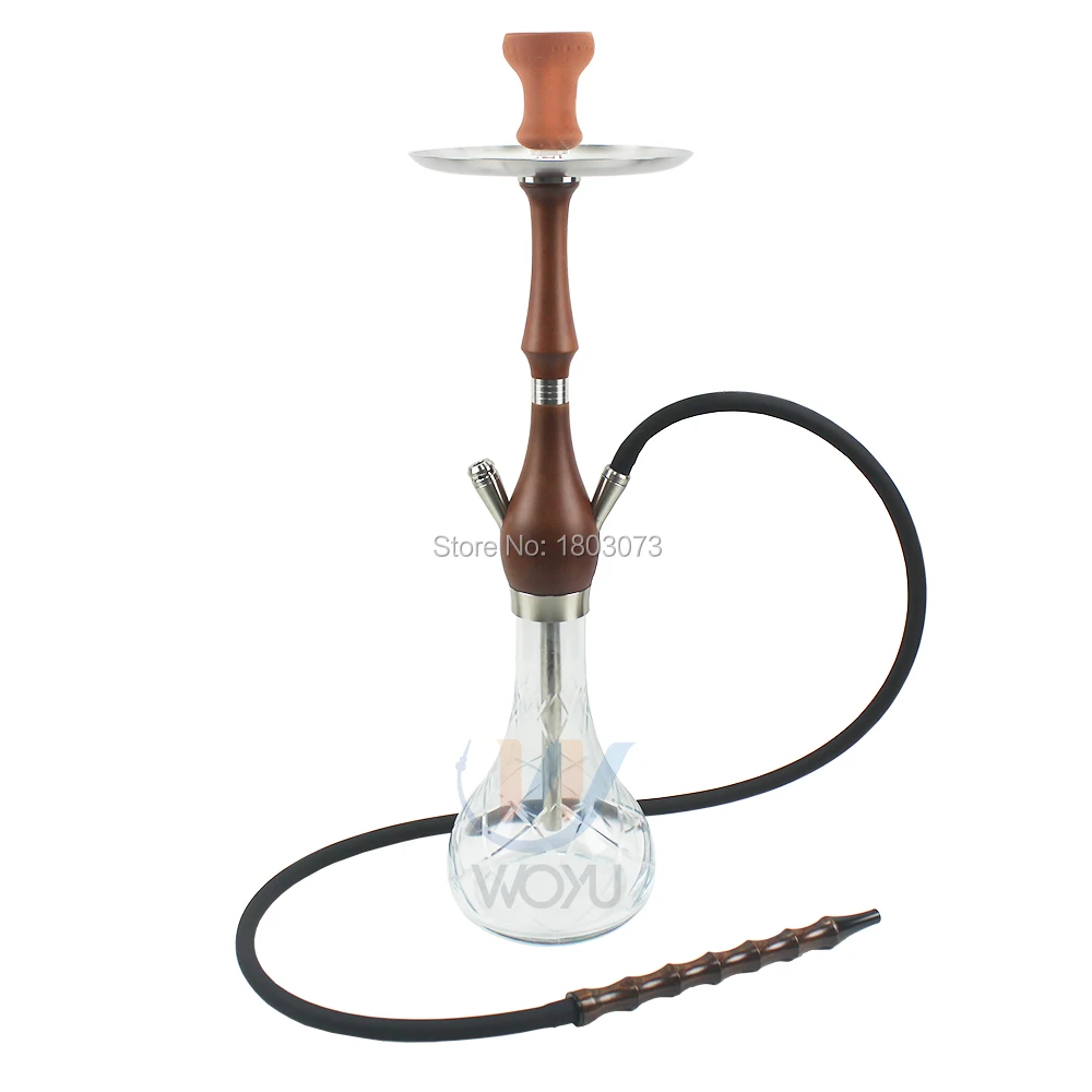 

Timber sheesha deluxe wooden wasserpfeife shisha waterpipe clay bowl wood narguile chicha modern hookahs for smoking