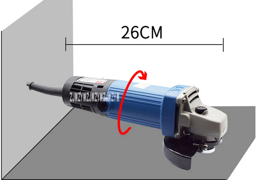 S1M-FF04 Профессиональный Мощность 560 W Электрический мини угловой шлифовальный станок Машины Heavy Duty 100 мм руку Sander Точильщик колеса инструмент