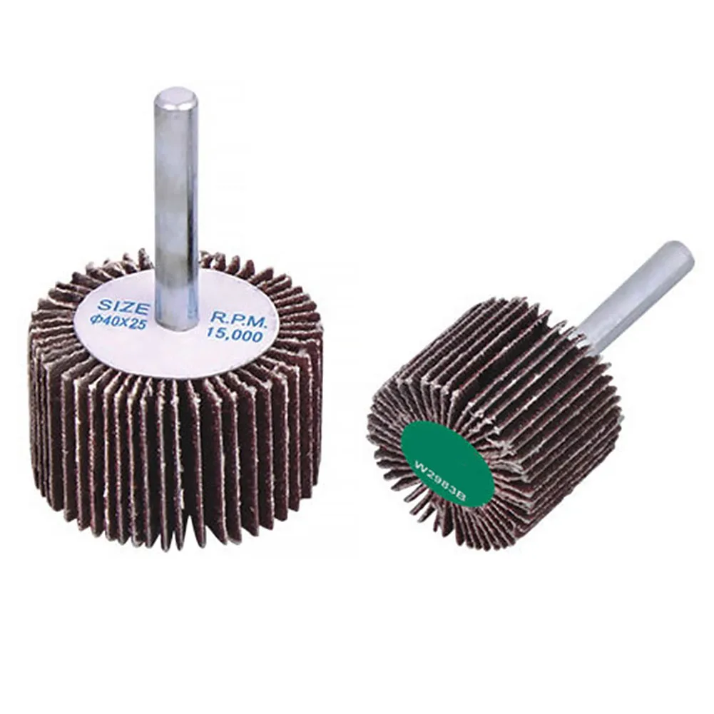 Grit Rotary Grinding Polishing With Shank Emery Cloth Impeller