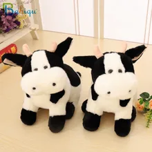 Babiqu 1 шт. 30 см супер милая плюшевая игрушка из молочной коровы прекрасный Зодиак корова застенчивый Крупный рогатый скот Успокаивающая кукла креативный подарок на день рождения Рождество