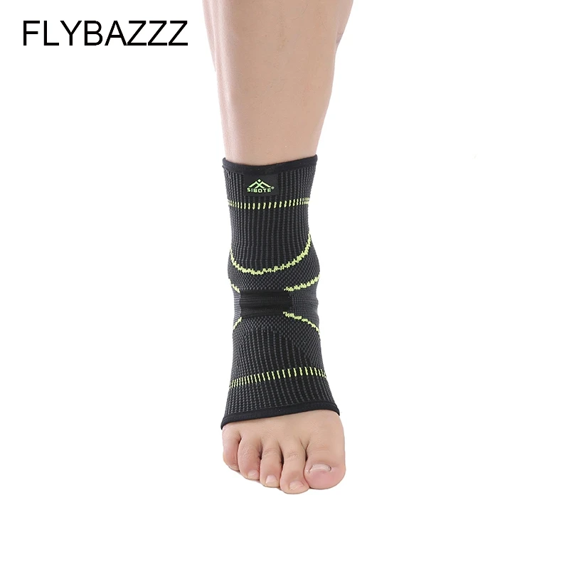 FLYBAZZZ Sports Ankle Support Ankle Pads Elastic Brace Guard Foot Basketball Football Anti Sprained Ankles Protector Wrap Pads