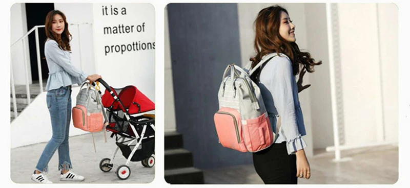 Мумия материнства Baby Care пеленки мешок большой Ёмкость для сухой мокрой рюкзак многофункциональный уход сумки CL5345