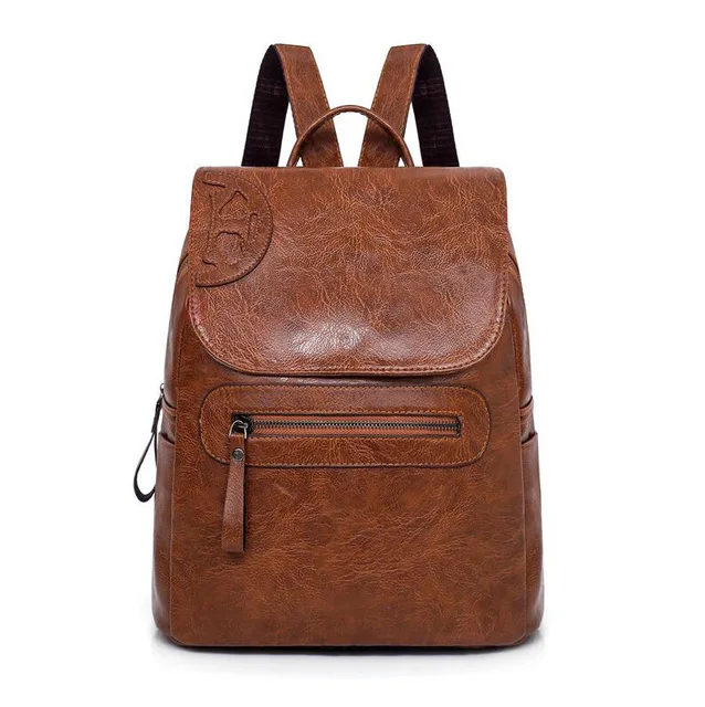 Простой дизайн для женщин Повседневное Daypacks рюкзак для школы стиль кожаная сумка колледж