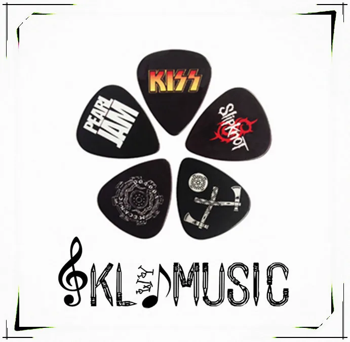 0.71mm Celluloid Flat Picks, LOGO/Picture printing, Electric Guitar