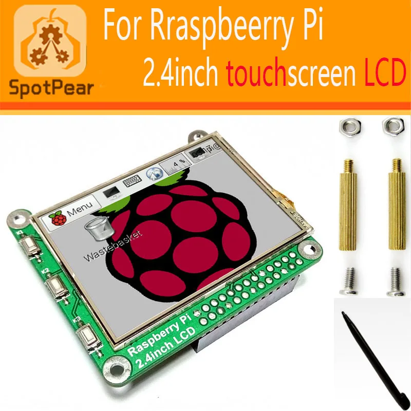

Raspberry Pi 3 module B/2B/B+/A+/4B 2.4 inch Touchscreen,48MHZ high speed Display LCD