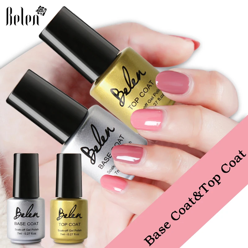 

Belen Primer Base Coat No Cleaning Non Cleansing Top Coat Foundation Long Lasting Foundation Transparent Nail Gel Polish