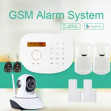 433mhz GSM alarm system, Android+IOS APP GSM home security alarm & RFID GSM home security burglar alarm system Anti-theft alarm