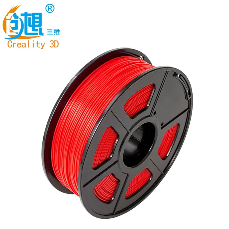 CREALITY 3D Cheap 3D Printer Filaments PLA Red Color Samples 1KG/roll 1.75mm for 3D Printer /3D