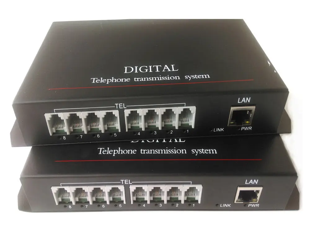 

Волоконно-оптический медиаконвертер 8CH PCM, голосовой телефонный, дальность 20 км