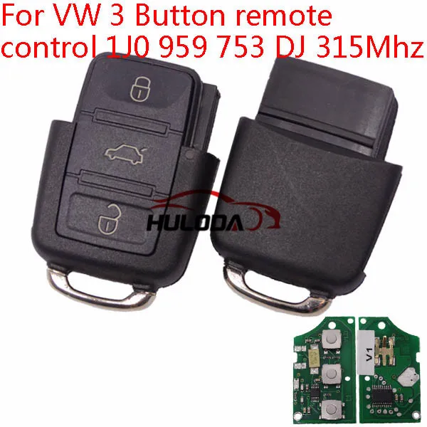 Для VW 3 кнопки дистанционного управления 1J0 959 753 DJ 315 МГц