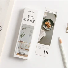 30 шт./кор. любовь кухня закладки Канцтовары подарок реалистичные Kawaii мультфильм закладки для офиса школьные канцелярские принадлежности подарок