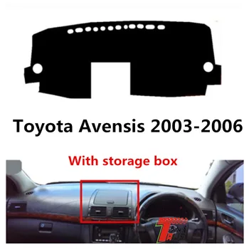 

TAIJS car dashboard cover for Toyota Avensis 2003-2006 with storage box right hand drive Auto dash board mat for Toyota Avensis