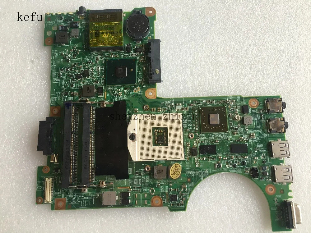 Материнская плата KEFU для ноутбука Dell Inspiron N4030 DDR3 PGA989 0H38XD материнская HM57 48.4EK01.021 с