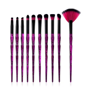 

10Pcs/Set Makeup Brushes Set Professional Make-up Set Make Up Tools Kit Powder Blending Shadow Cosmetic Beauty Brush 30