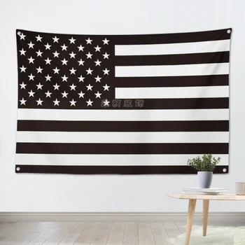 

USA Stripes Music Band Banners Wall Flags Tapestry Cloth Art Bar Cafe Hotel Theme Background Decoration