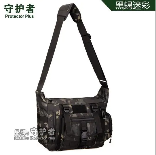 Тактическая защитная сумка на плечо плюс K308 спортивная сумка камуфляжная нейлоновая Военная уличная походная сумка Ipad сумка для ноутбука - Цвет: Camouflage 3