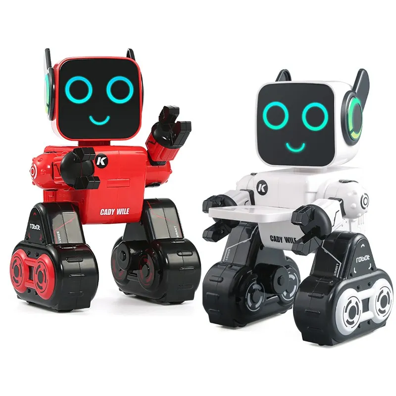Радиоуправляемый робот с копилкой Голосовое управление l жестами Обучающие игрушки Пение Танцы говорящие радиоуправляемые роботы игрушки для детей Дети Мальчики