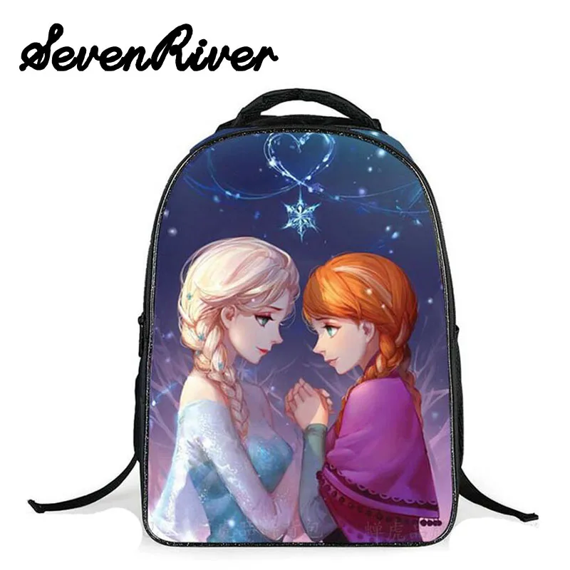 

New Fashion Children School Bags For Girls Kids Backpack Cartoon Lovely Princess Anna Elsa Bag Schoolbag Mochilas Infantiles