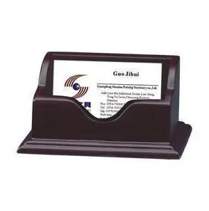 1pcs Wooden storage box office desktop ornaments creative card case business card holder office school supplies