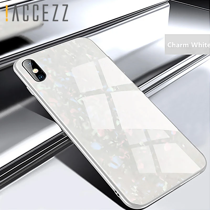 Luxury 3D Tempered Glass Phone Case For iPhone X 7 8 Plus Soft TPU Frame 10 6 6S Full Protective Back Cover Capa |