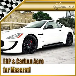 Автомобиль Стайлинг для Maserati Gran Turismo ЦИК Стиль углерода Волокно сбоку юбка