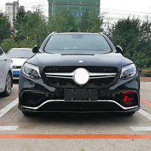 Пластиковый тюнинговый Комплект кузова для Mercedes Benz GLC W253- для GLC AMG 63 выглядит Комплект кузова для Mercedes Benz GLC