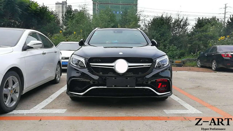 Пластиковый комплект для тюнинга кузова Mercedes Benz GLC W253 2015-2017 AMG 63 Look бесплатная
