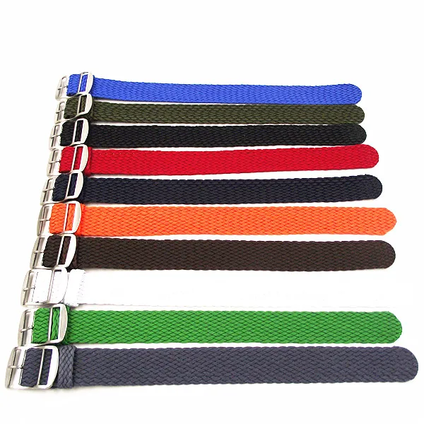 Prix pour En gros 10 PCS/lot 22mm nylon sangles perlon bretelles armure bretelles montre bracelet bande de Montre 10 couleurs disponibles-PS0107 Prix pour En gros 10 PCS/lot 22mm nylon sangles perlon bretelles armure bretelles montre bracelet bande de Montre 10 couleurs disponibles-PS0107
