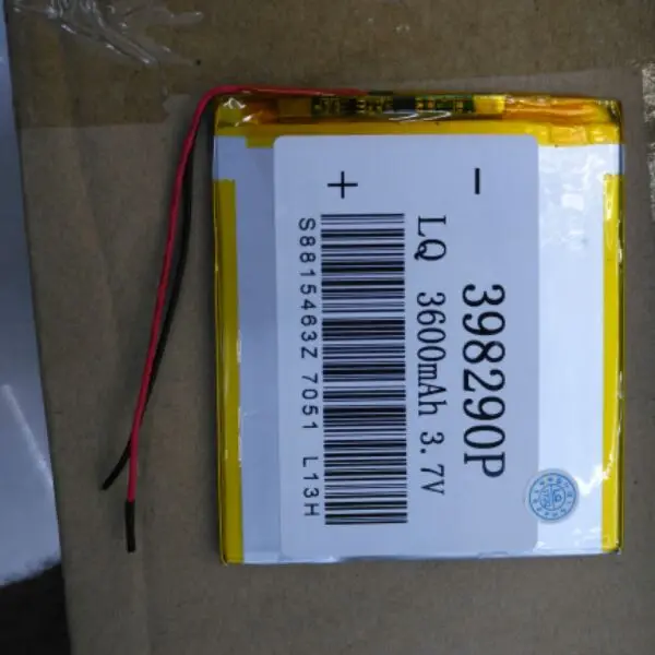 Пакет 3 7 V полимерная литиевая батарея 398290 3600mAh PAD Tablet PC game PSP | Электроника