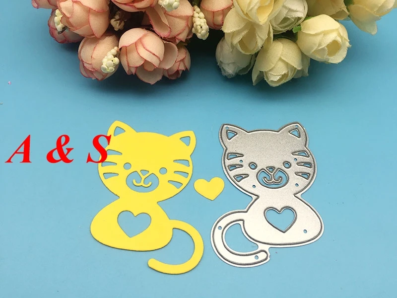 Y443 METAL CUTTING DIES Cat Scrapbook card invitation paper craft party decor embossing stencil cut - 32853786446