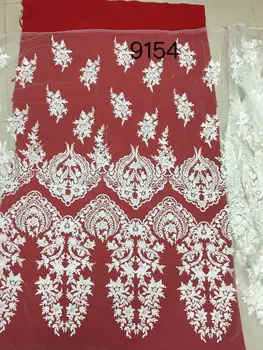 

French net lace fabric African organza tulle material for dress SYJ-72925