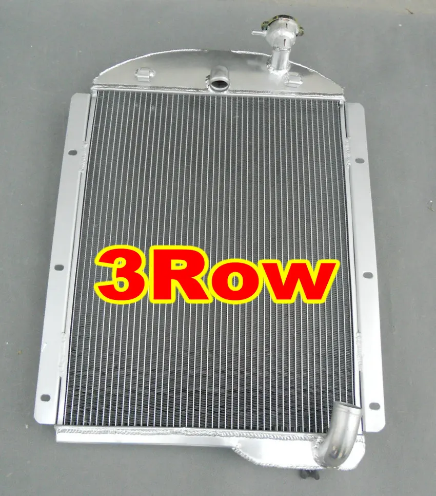 3-Row Aluminum Radiator – Fits 1941–1946 Chevy Pickup W/ Small Block V8, AT/MT